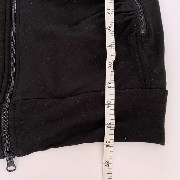 THYME MATERNITY S Black Zip Up Track Jacket - Picture 11 of 12